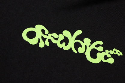 Off-White Opposite Arrow Boxy Hoodie "Black-Lime"