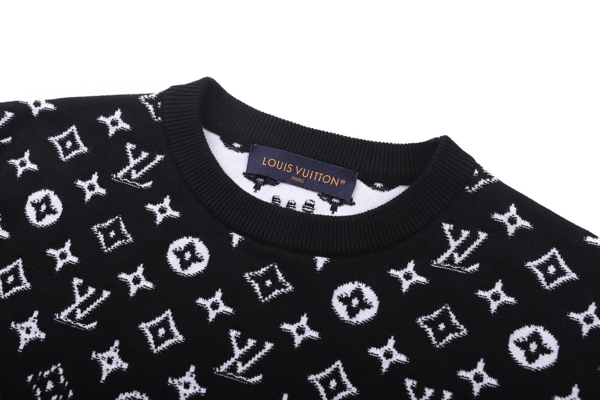 Louis Vuitton Gradient Cotton Crewneck "Black-White"
