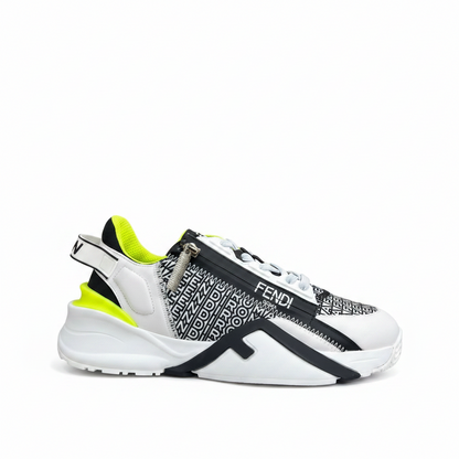 Fendi Flow "White-Black-Fluo Yellow"
