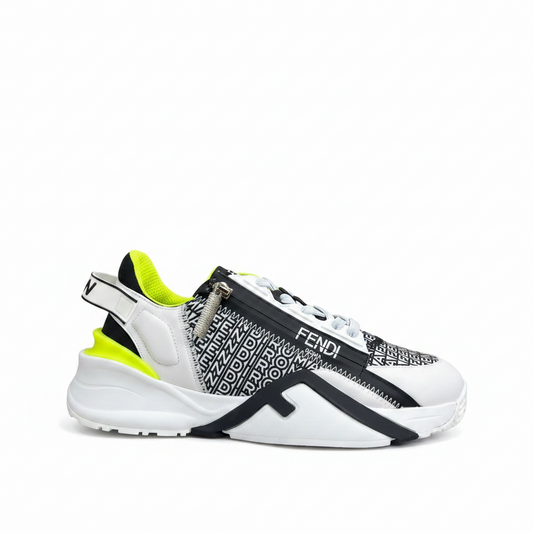 Fendi Flow "White-Black-Fluo Yellow"