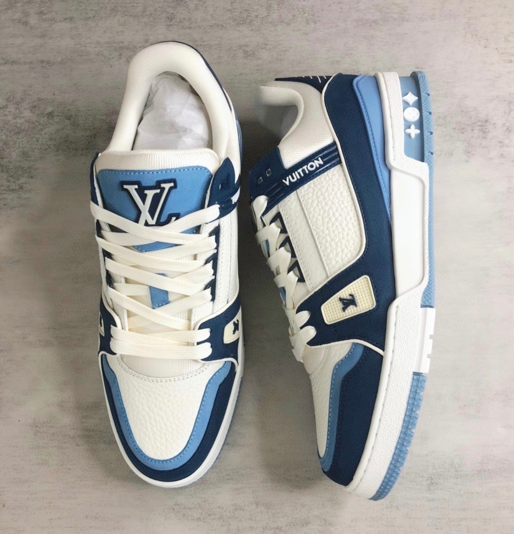 Louis Vuitton Trainers "Blue-White"
