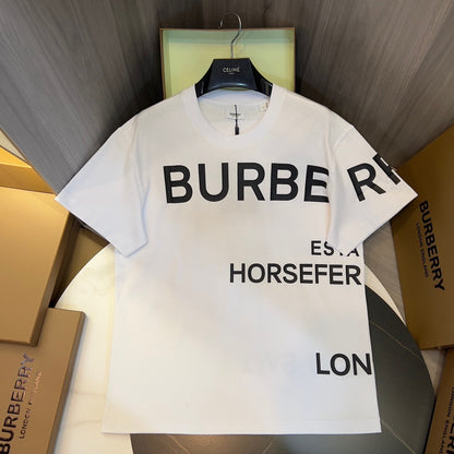 Burberry Horseferry Print Cotton T-Shirt "White"