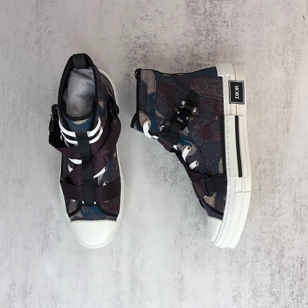 Dior B23 High-Top "Red Camo"