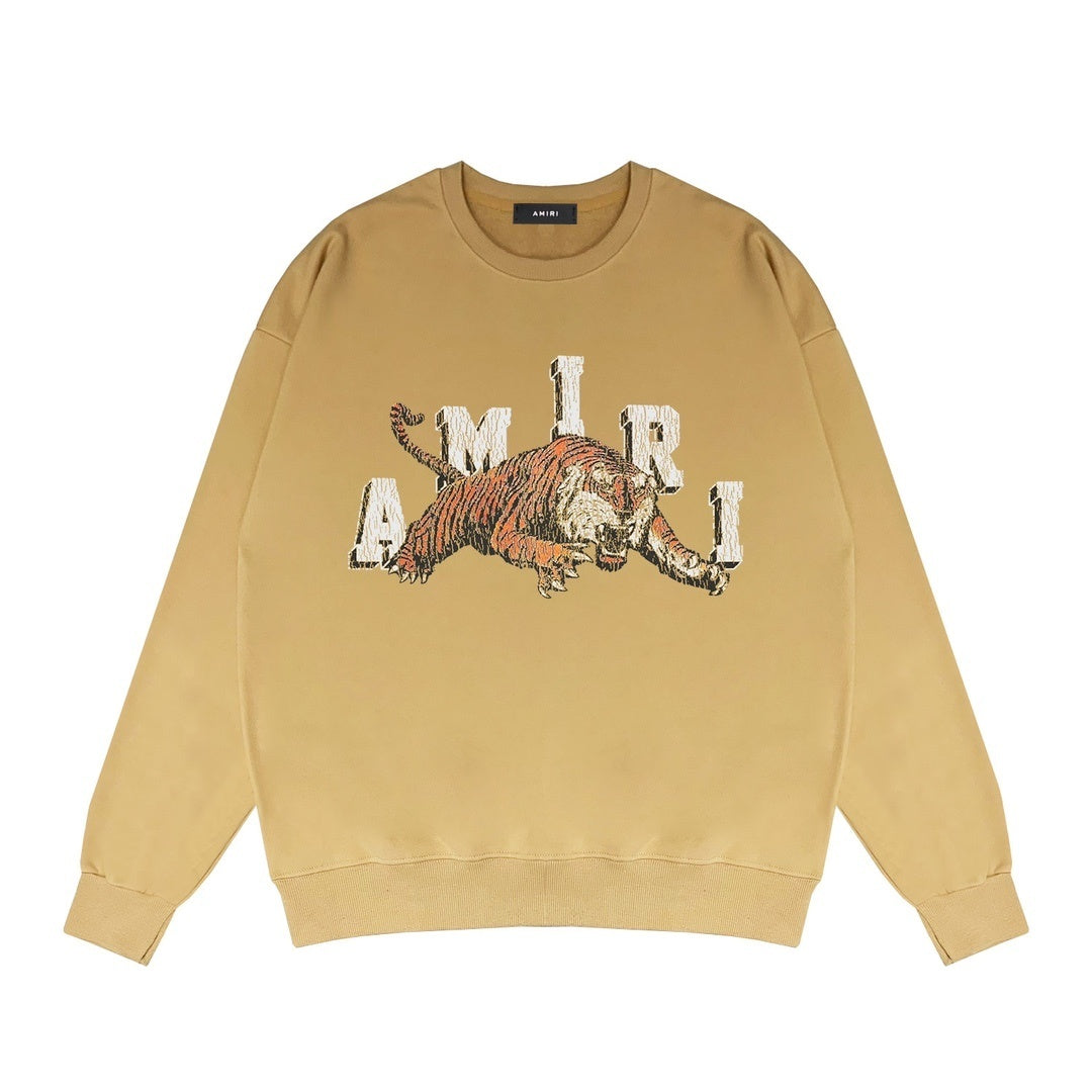 Amiri Vintage Tiger Sweatshirt "Sand"