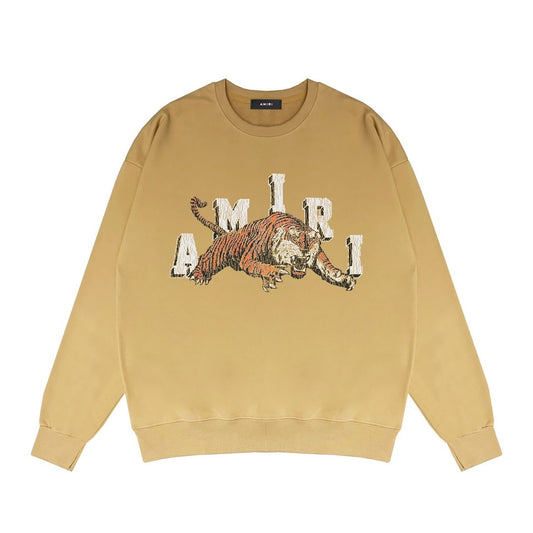 Amiri Vintage Tiger Sweatshirt "Sand"