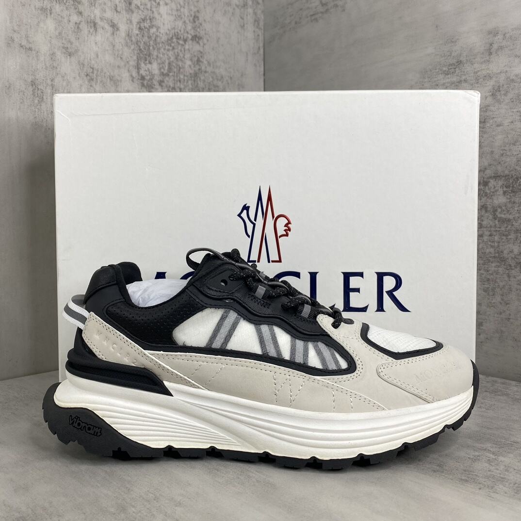 Moncler Lite Runners "Beige-Black"