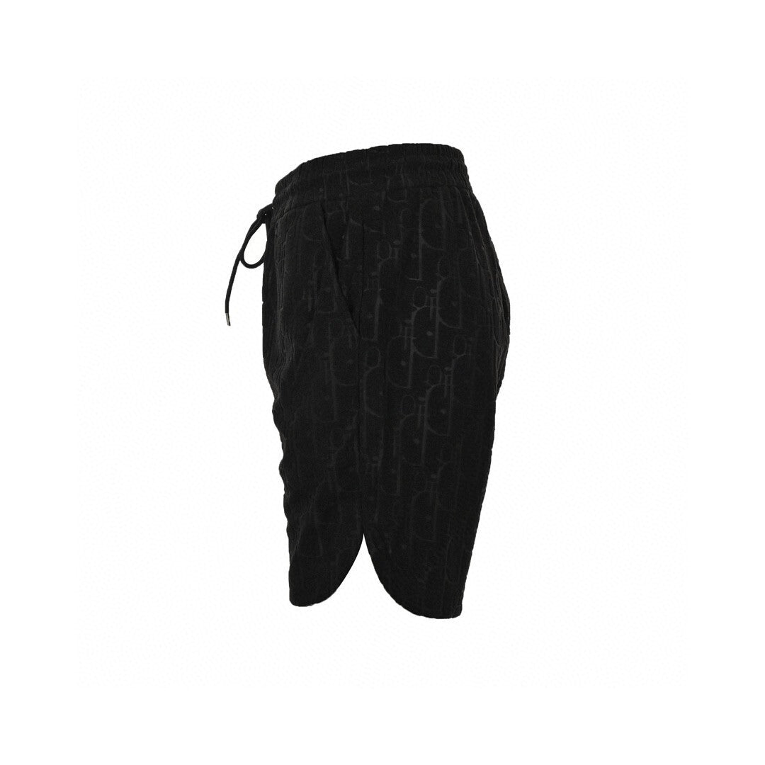 Dior Monogram Jacquard Toweling Shorts "Black"