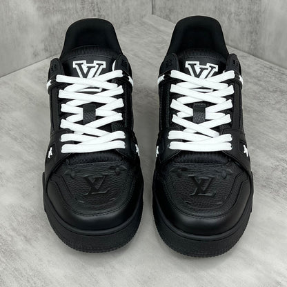 Louis Vuitton Trainers "Black Embossed Monogram"