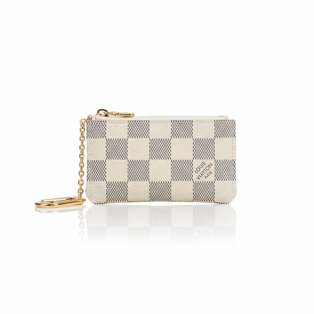 Louis Vuitton Key Pouch "Damier Azur"