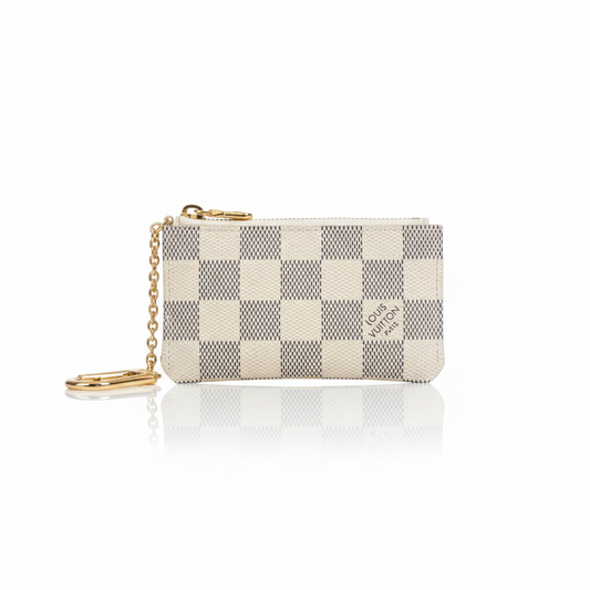 Louis Vuitton Key Pouch "Damier Azur"