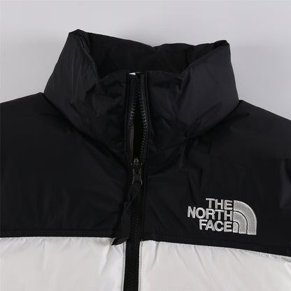 The North Face 700 Down Vest "White-Black"