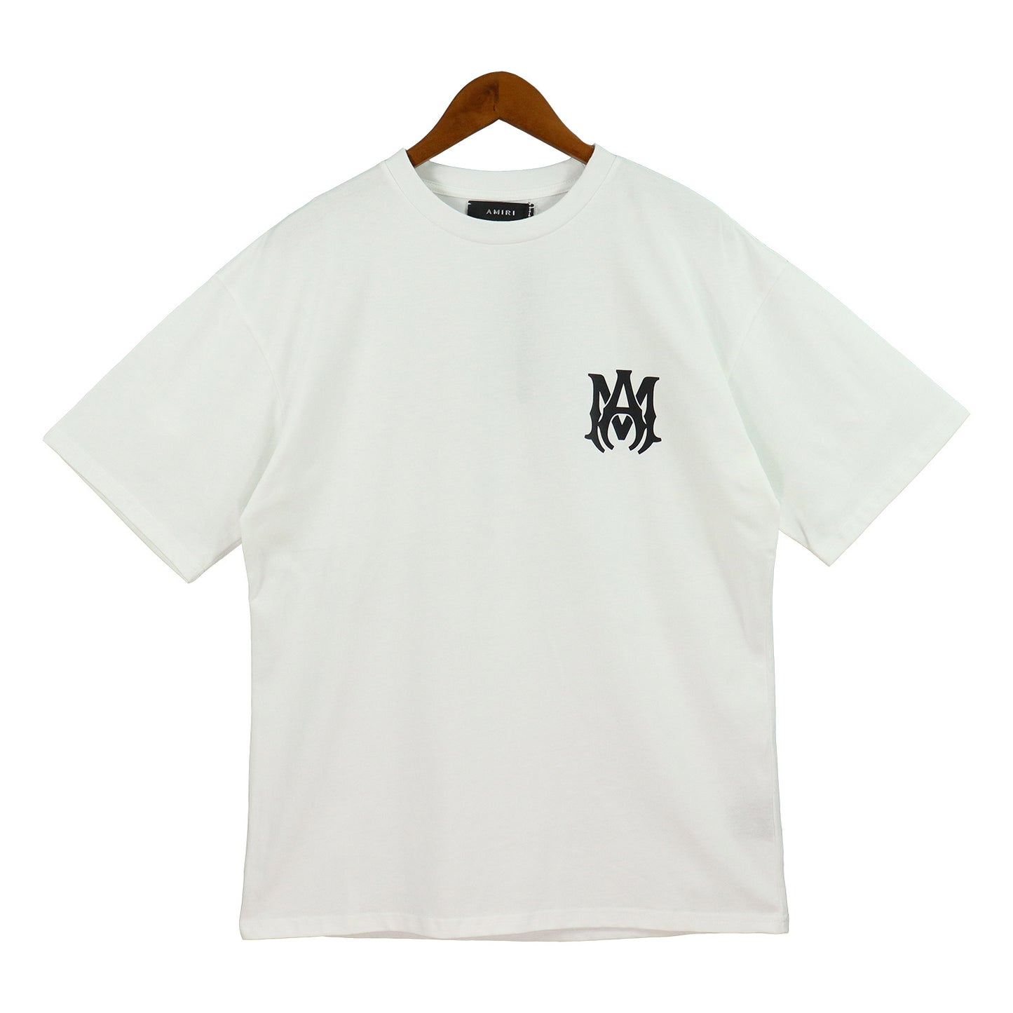 Amiri MA Core Logo Print "White-Black"