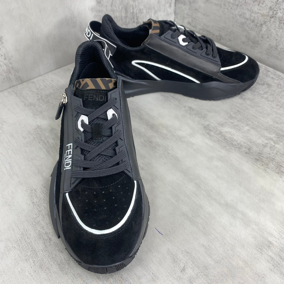 Fendi Flow "Black Suede"