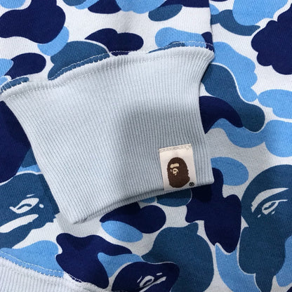 BAPE ABC Camo Shark Full Zip Hoodie "Blue"