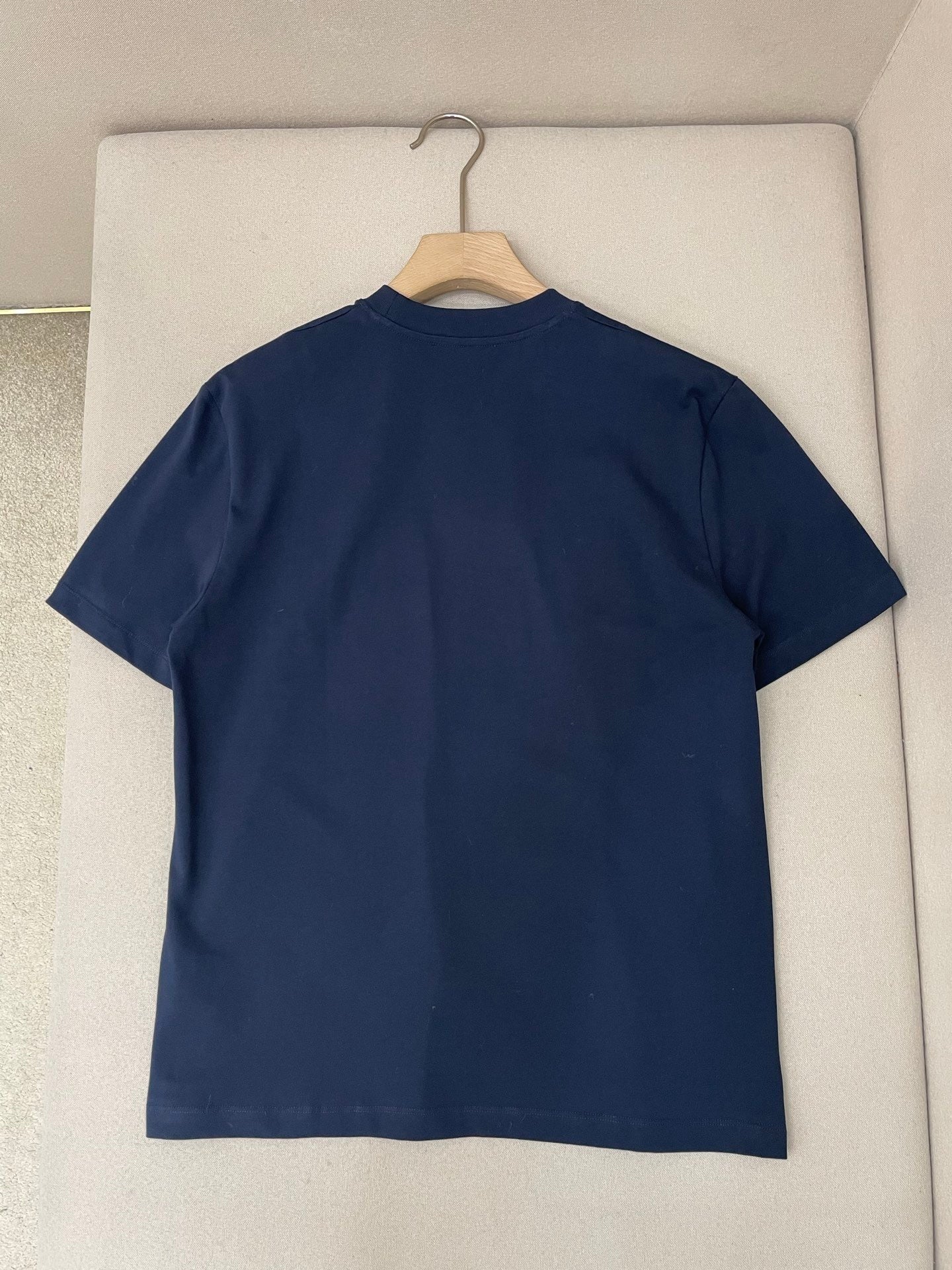 Gucci Cotton Jersey T-Shirt with Embroidery "Dark Blue"