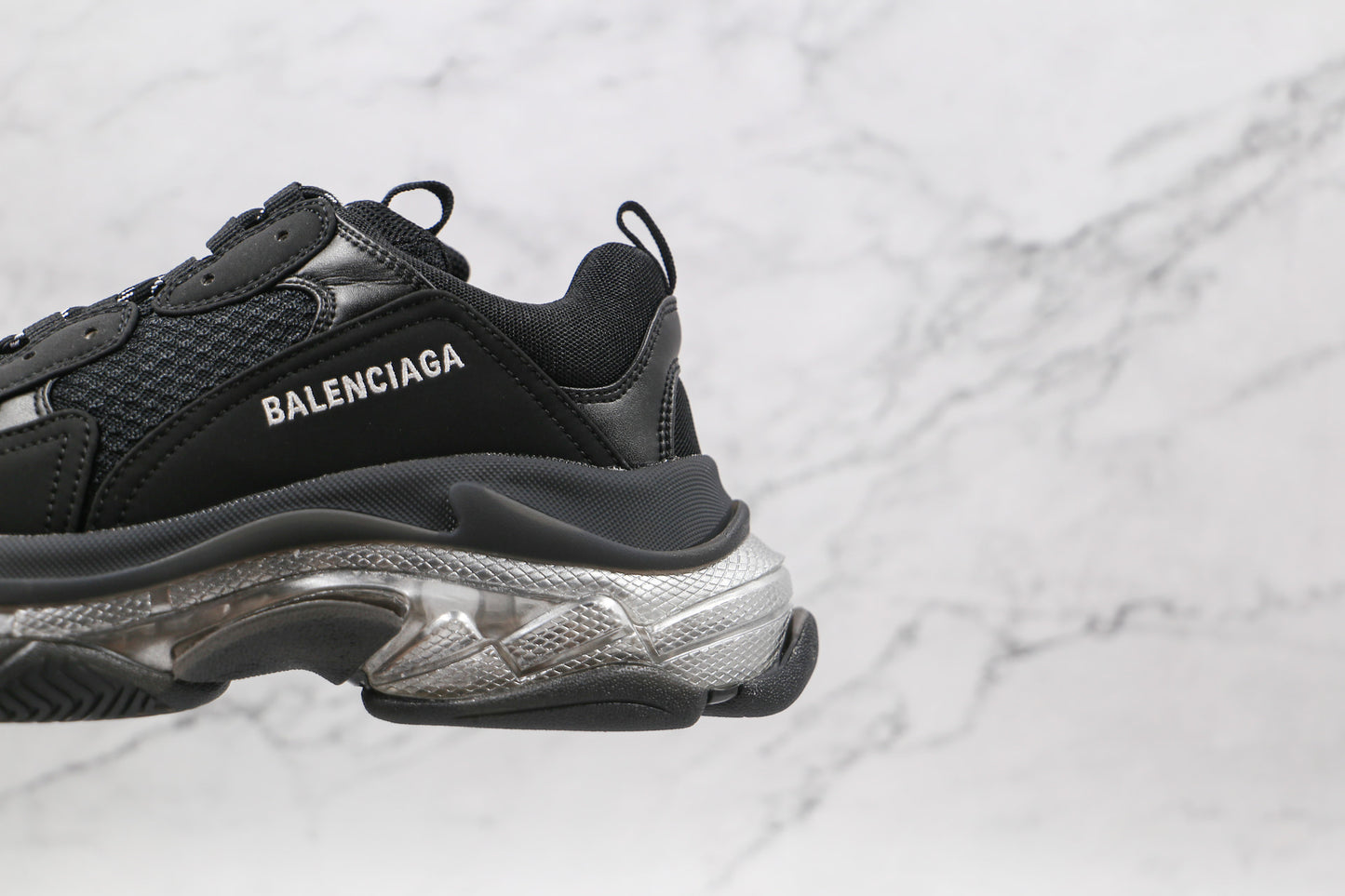 Balenciga Triple S "Black-Silver"