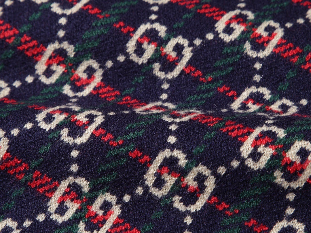 Gucci Sweater "Navy Blue-Green-Red"