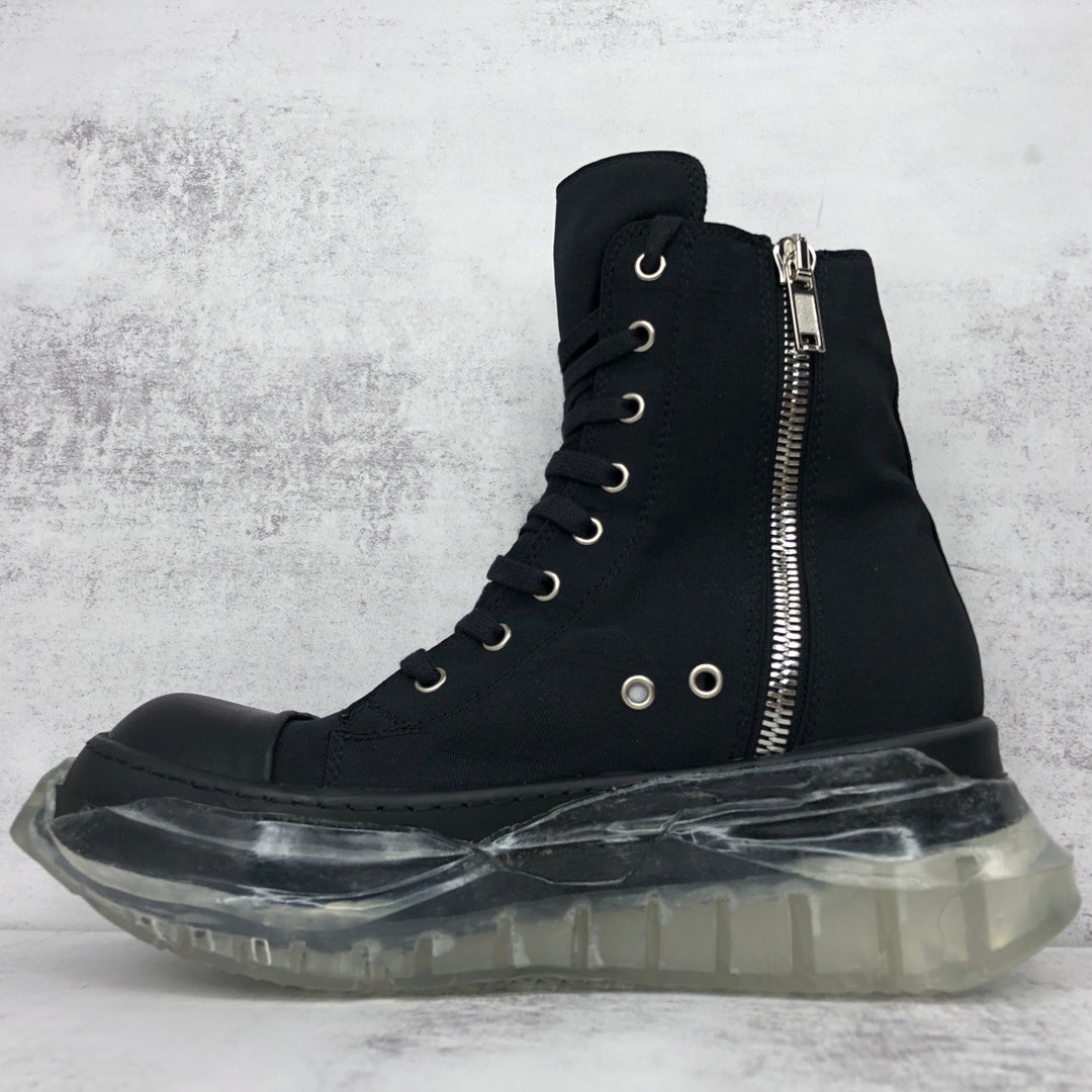 Rick Owens Abstract DRKSHDW High "Black Clear Sole"