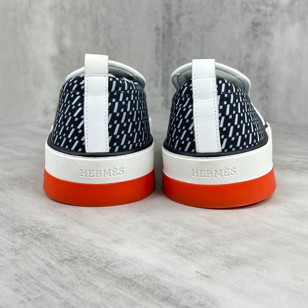 Hermes Gliss Slip-On "Black-White"