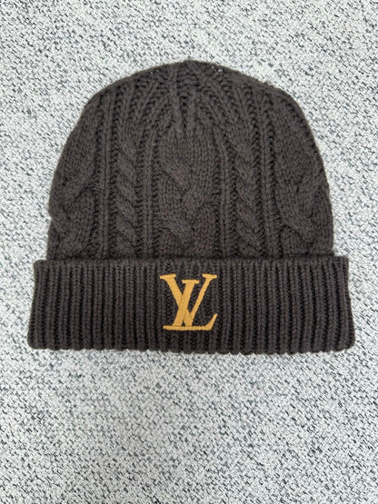Louis Vuitton Only LV Mini Cable Beanie "Black"