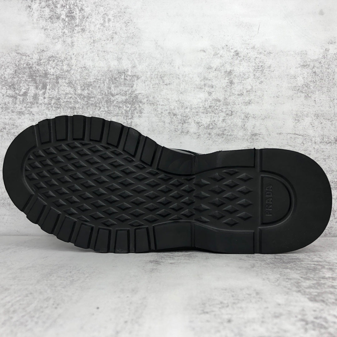 Prada Leather Derby Shoes "Black"