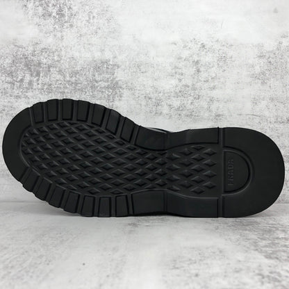 Prada Leather Derby Shoes "Black"