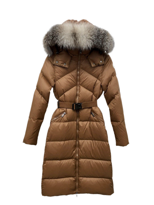 Moncler Lalteron Long Down Jacket "Brown"