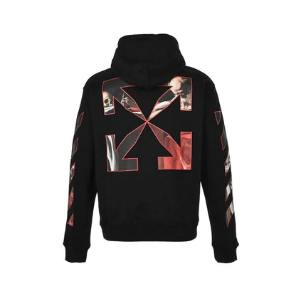 Off-White Caravaggio Hoodie "Black-Red"