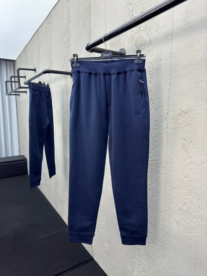 Dior Track Pants "Navy Blue Cahsmere and Cotton Knit"