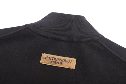 Louis Vuitton LVSE Inside-Out Zipped Through Cashmere Cardigan "Black"