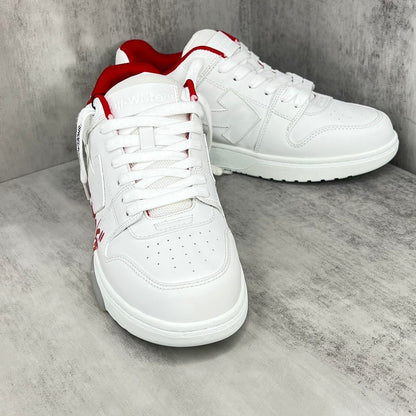Off-White Out Of Office "White-Red For Walking"