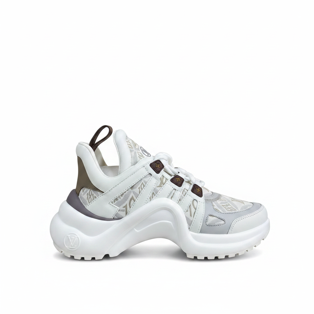Louis Vuitton Arklight "White-Grey Embroided"
