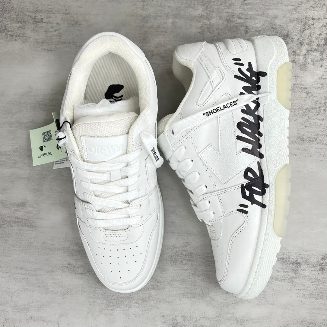 Off-White Out Of Office "White-Black For Walking"