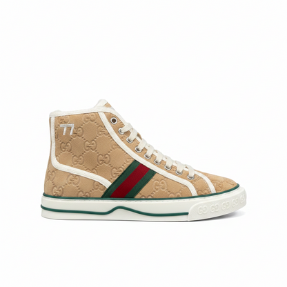 Gucci Tennis 1977 High-Top "Beige Monogram"