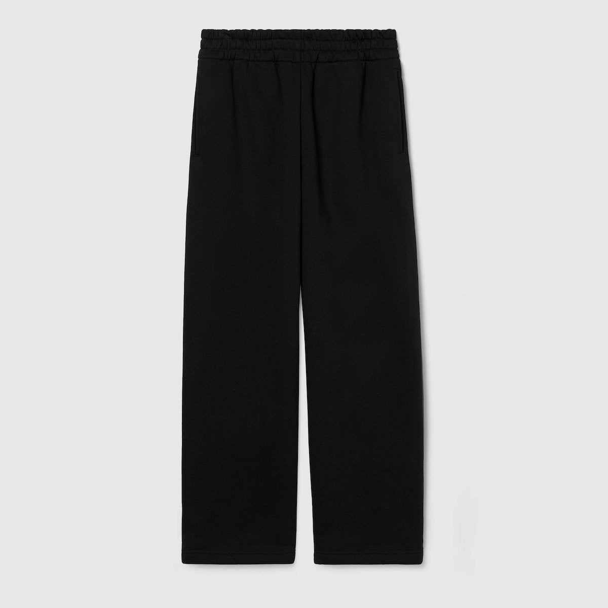 Gucci Brushed Cotton Jersey Track Pants "Black"