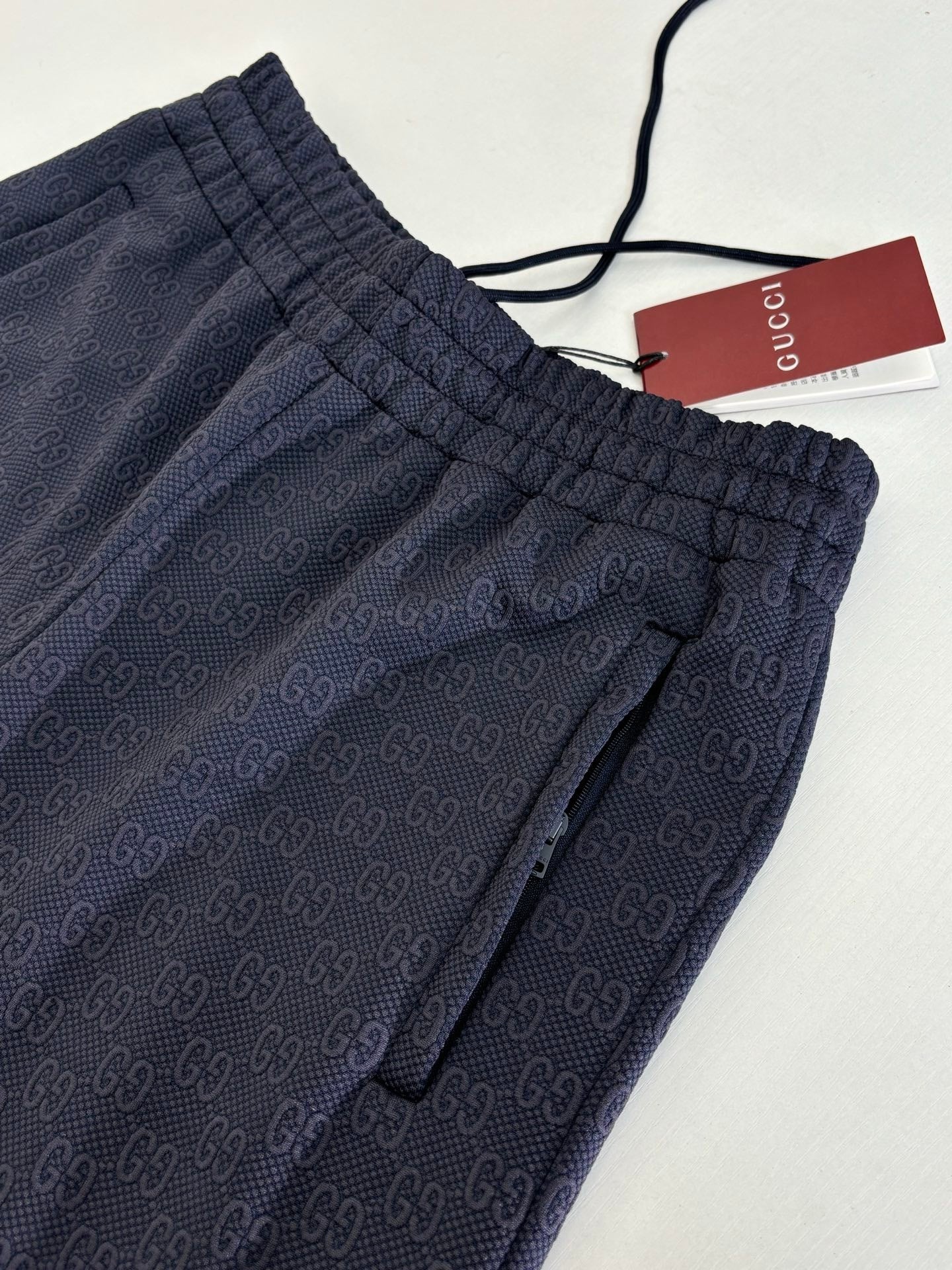 Gucci GG Technical Jersey Sportswear Pant "Navy Blue"