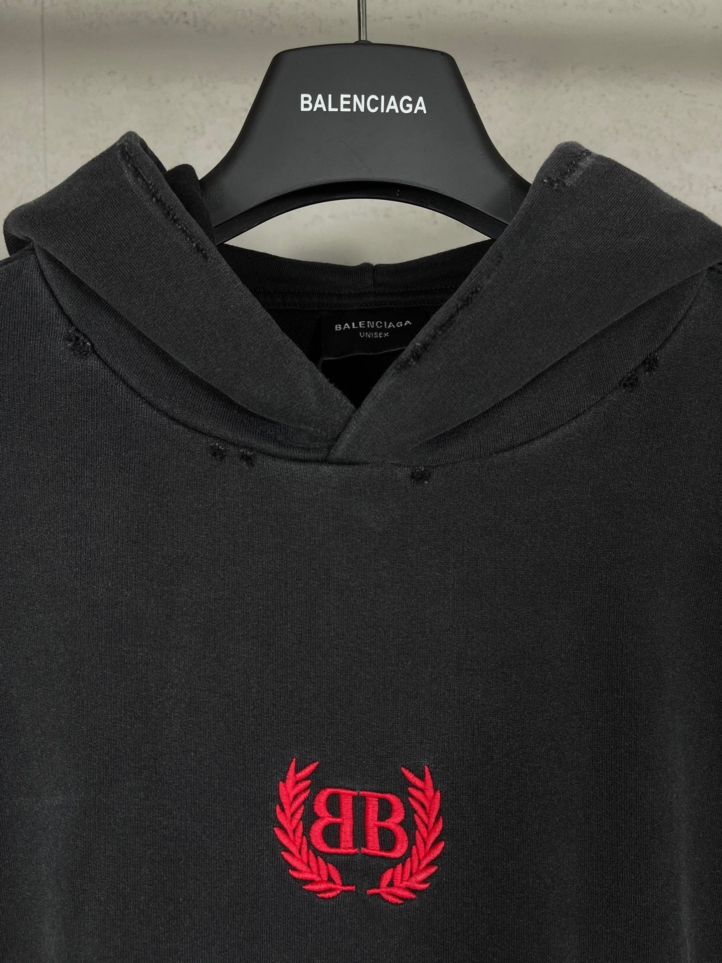 Balenciaga Hoodie "Black-Red"