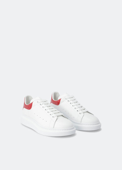 Alexander McQueen Oversized "White-Red Croc Effect"