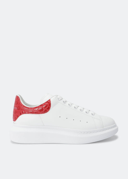 Alexander McQueen Oversized "White-Red Croc Effect"