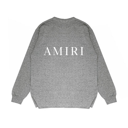 Amiri Core Logo Print Sweatshirt "Grey-White"