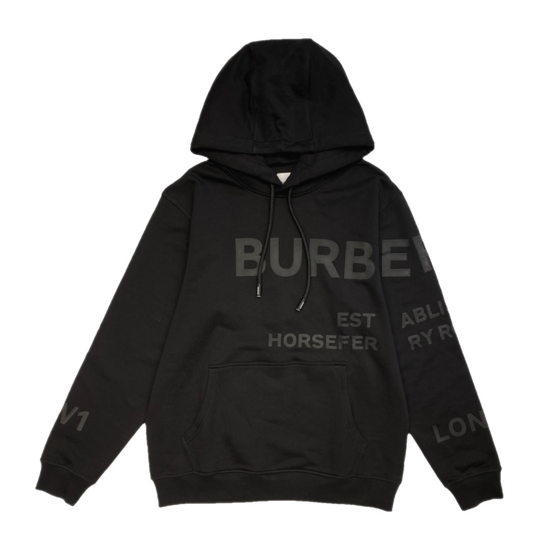 Burberry Horseferry Print Hoodie "Black"