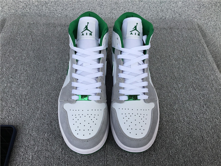 Air Jordan 1 Mid SE "Grey-Green-White"