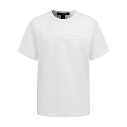 Louis Vuitton Signature Embroidery T-Shirt "White"