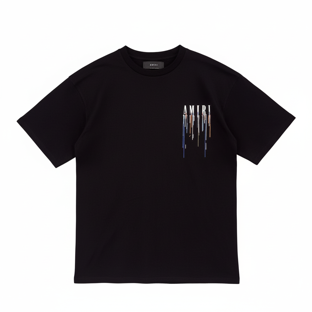 Amiri Paint Drip Core Logo T-Shirt "Black"