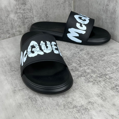 Alexander McQueen Slides "Black-White"