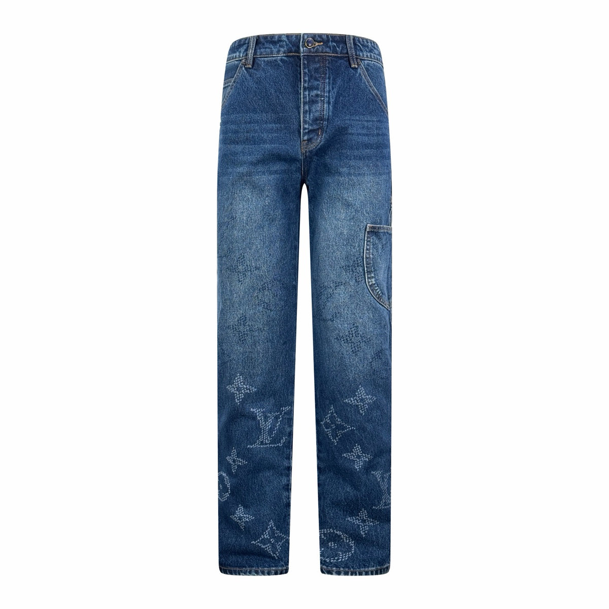 Louis Vuitto Monogram Denim Workwear Pants