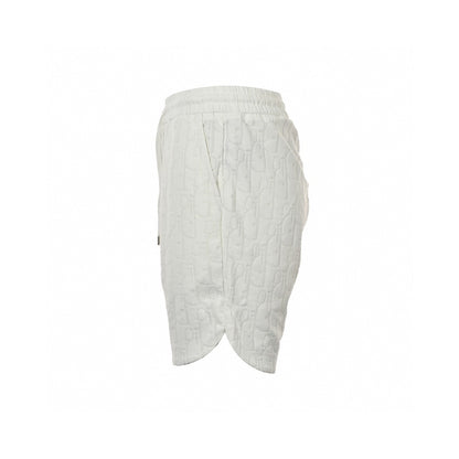 Dior Monogram Jacquard Toweling Shorts "White"