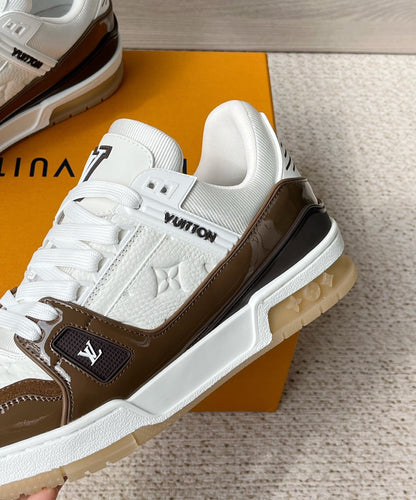 Louis Vuitton LV Trainers "Brown-White"