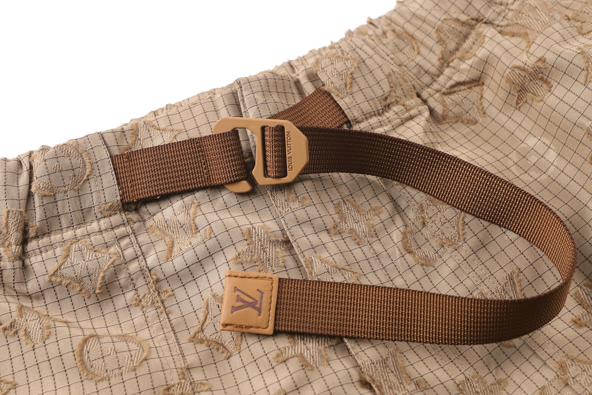 Louis Vuitton Monogram Ripstop Shorts "Sandy Beige"