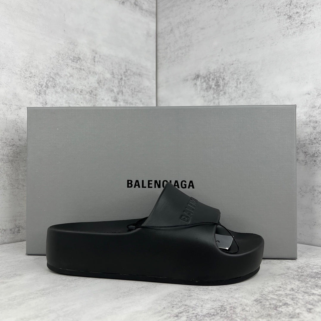 Balenciaga Chunky Slides "Black"